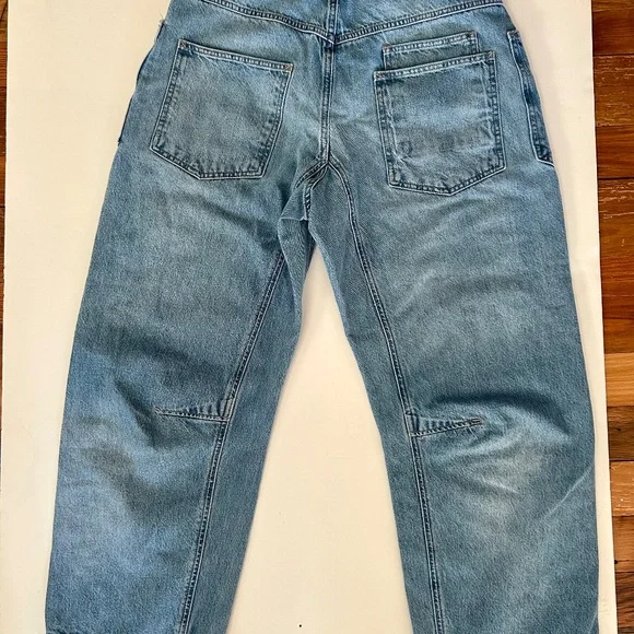 We the Free Moxie womens size 29 barrel Jean with belt - Picture 7 of 14